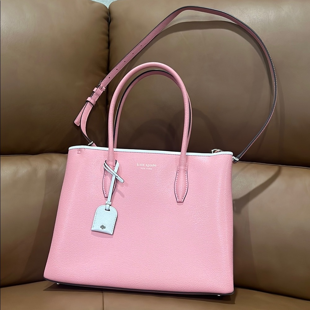 Kate Spade Pink Top Zip Satchel